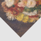 Boeket van Chrysanten Renoir Tissuepapier (Detail)