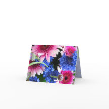 Boeket van de kaartje van de Bloemen