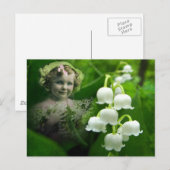 Boeket van de Klokbloem van het lelietje-van-dalen Briefkaart (Voorkant / Achterkant)