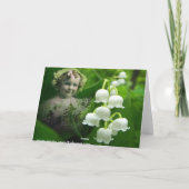 Boeket van de Klokbloem van het lelietje-van-dalen Kaart (Achterkant)