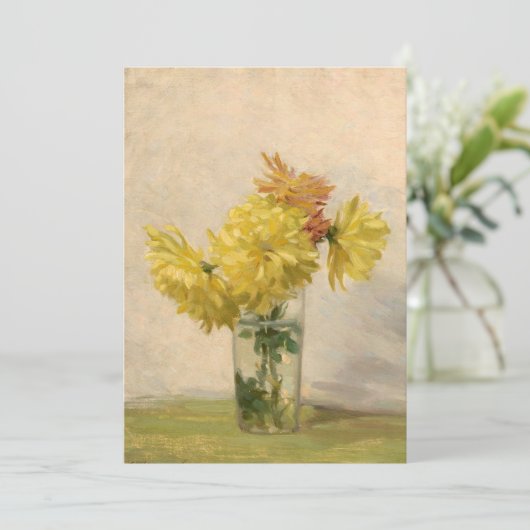 Boeket van gele bloemen | Edward Herbert Barnard (Staand voorkant)