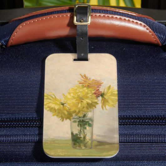 Boeket van gele bloemen | Edward Herbert Barnard Bagagelabel (Voorkant Insitu 2)
