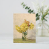 Boeket van gele bloemen | Edward Herbert Barnard Briefkaart (Staand voorkant)