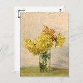 Boeket van gele bloemen | Edward Herbert Barnard Briefkaart (Voorkant / Achterkant)