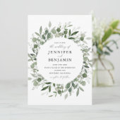 Boeket van Greenery Kaart (Staand voorkant)