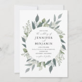 Boeket van Greenery Kaart (Voorkant)