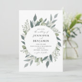 Boeket van Greenery Kaart (Staand voorkant)