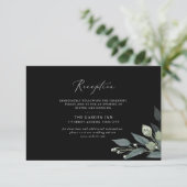 Boeket van Greenery Receptie Kaart (Staand voorkant)