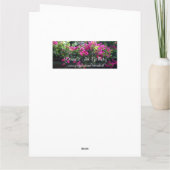 Boeket van Hartendagen Verjaardag Kaart (Achterkant)