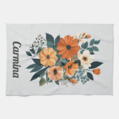 Boeket van Herfstbloemen Theedoek (Horizontaal)