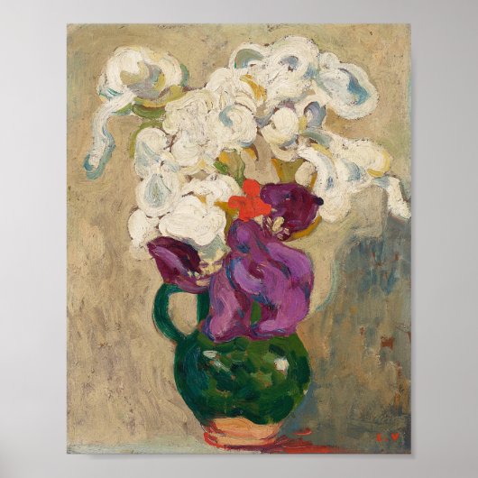 Boeket van Iris | Louis Valtat Poster (Voorkant)