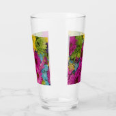 Boeket van kleurrijke madeliefjes glas (Links)