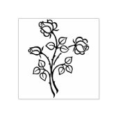 boeket van kunststempel van de roos rubberstempel (Afrduk)