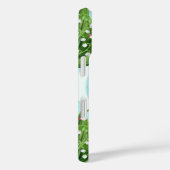 Boeket van lelie van de vallei bloemen op blauw Case-Mate iPhone case (Achterkant / Rechts)