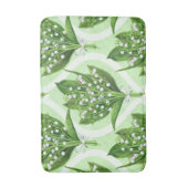 Boeket van lelie van de vallei bloemen op groen badmat (Voorkant Verticaal)