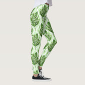 Boeket van lelie van de vallei bloemen op groen leggings (Rechts)
