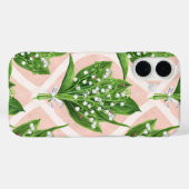 Boeket van lelie van de vallei bloemen op roze Case-Mate iPhone case (Achterkant (horizontaal))