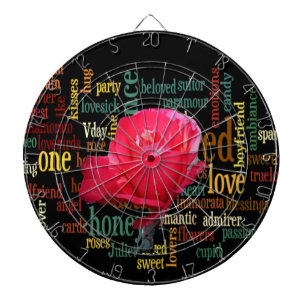 Boeket van Liefde: Een Hartelijke Uitdrukking Dartbord