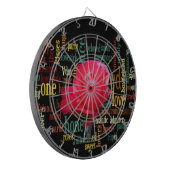 Boeket van liefde: een oprechte uitdrukking dartbord (Voorkant Links)