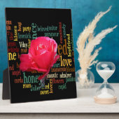 Boeket van liefde: een oprechte uitdrukking fotoplaat (Zijkant)