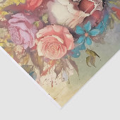 Boeket van Liefde Lies Bloeden, Gothic Schedel & R Tissuepapier (Detail)