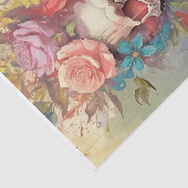 Boeket van Liefde Lies Bloeden, Gothic Schedel & R Tissuepapier (Detail)