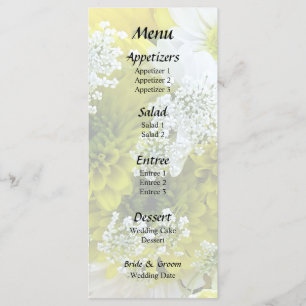 Boeket van Madeliefjes, Chrysanten en Flessenborst Menu