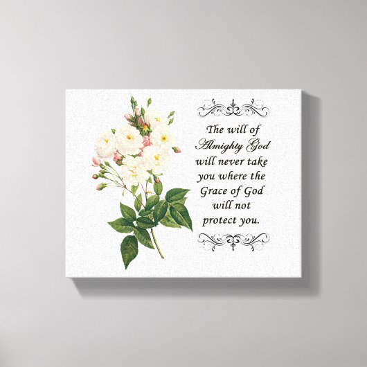Boeket van mooie witte rozen canvas afdruk (Voorkant)