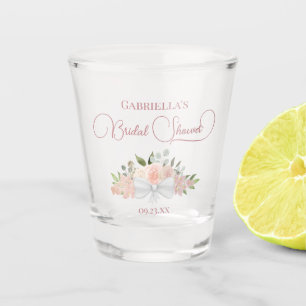 Boeket van Pink Roses Elegant Vrijgezellenfeest Shot Glas