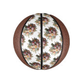 Boeket van pioenen, citrien en topaas basketbal (Verticaal)