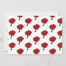 Boeket van rode anjers - Elegante romantische kuns