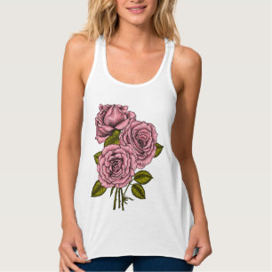 Boeket van roze rozen t-shirt