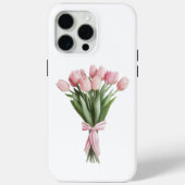 Boeket van roze tulpen Case-Mate iPhone case (Achterkant)