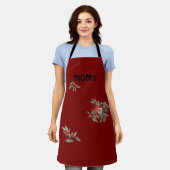 Boeket van rozen All-Over Print Schort (Gedragen)