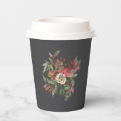 Boeket van rozen All-Over Print Schort Papieren Bekers (Achterkant)