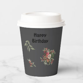 Boeket van rozen All-Over Print Schort Papieren Bekers