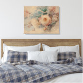 Boeket van Rozen - Franz Bischoff Canvas Afdruk (Insitu (Slaapkamer))