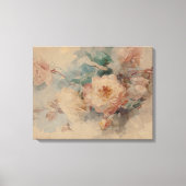 Boeket van Rozen - Franz Bischoff Canvas Afdruk (Voorkant)