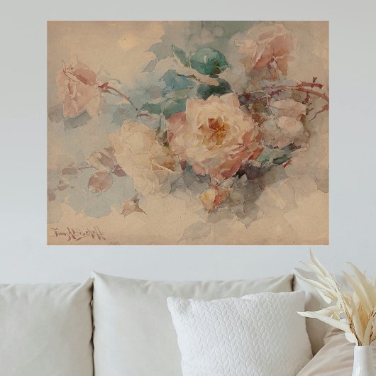 Boeket van Rozen - Franz Bischoff Perfect Poster