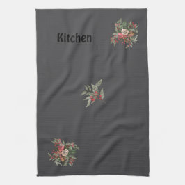 Boeket van rozen Keukenhanddoeken