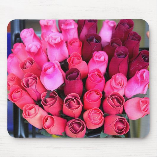 boeket van rozen mousepad muismat (Voorkant)