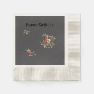 Boeket van rozen Papier servet