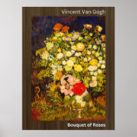 Boeket van Rozen-Vincent Van Gogh
