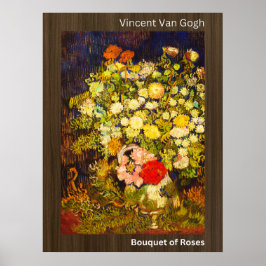 Boeket van Rozen-Vincent Van Gogh Poster