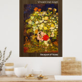 Boeket van Rozen-Vincent Van Gogh Poster (Keuken)