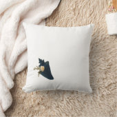 Boeket van Seashells Coastal Blue & White Elegant Kussen (Deken)