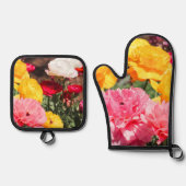 Boeket van Sunshine Ovenwant & Pannenlap Set (Voorkant)