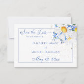 Boeket van veldboeket Opslagkaart voor trouwdatum Save The Date (Voorkant)