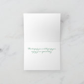 Boeket van Verjaardagswensen Verjaardag Kaart (Binnen)