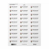 Boeket van wilde bloemen etiket (Full Sheet)